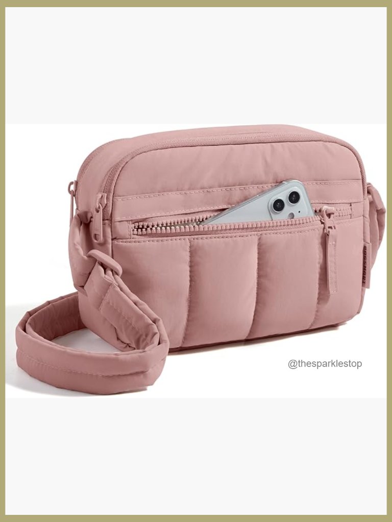 Mini Crossbody Bag With Rfid Blocking - Lightweight & Water-Resistant